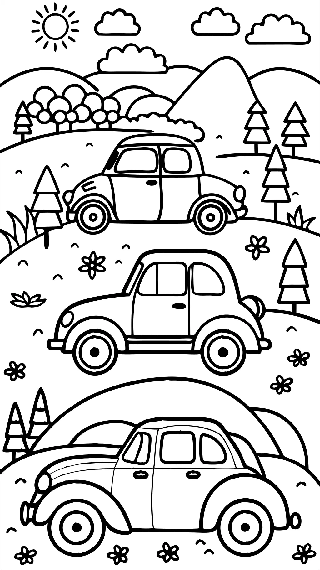 buggy coloring pages